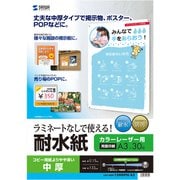カラーレーザー用 耐水紙 中厚 A3サイズ 30枚 LBP-WPF15MDPN-A3