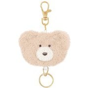 59810 モコモカ リール付 キーホルダー ミルクティー [キャラクターグッズ]