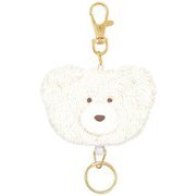 59811 モコモカ リール付 キーホルダー クリーム [キャラクターグッズ]