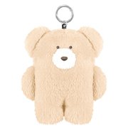 69354 モコモカ リール付ポーチ ミルクティー [キャラクターグッズ]