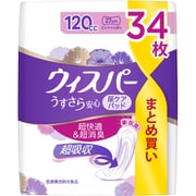 ウィスパー うすさら安心 多いときでも安心用 120cc 34枚