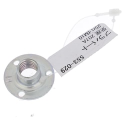 プラパート受座207A 25パイねじ径M10 553-029