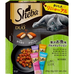 シーバ デュオ 贅沢お魚味グルメセレクション [猫用 ドライフード 200g 総合栄養食]