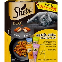 シーバ デュオ 厳選お魚とお肉味グルメセレクション [猫用 ドライフード 200g 総合栄養食]