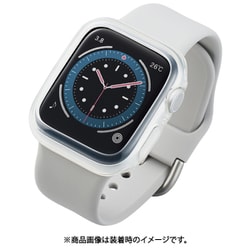 AW-20SBPUCR [アップルウォッチ カバー ケース Apple Watch SE （第2世代/第1世代）/Series 6/5/4[40mm] バンパー ソフト 側面保護 耐衝撃 傷防止 クリア]