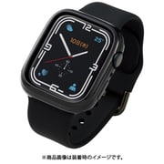 AW-21ABPUBK [アップルウォッチ カバー Apple Watch Series 9/8/7[45mm] バンパー ソフト ケース 側面保護 耐衝撃 傷防止 ブラック]