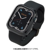 AW-21BBPUBK [アップルウォッチ カバー ケース Apple Watch Series 8/7[41mm] バンパー ソフト 側面保護 耐衝撃 傷防止 ブラック]