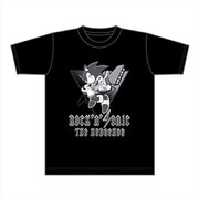ROCK 'N' SONIC THE HEDGEHOG Tシャツ Mサイズ [キャラクターグッズ]