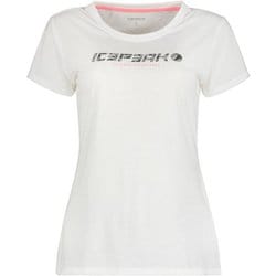 アイスピーク レディース Tシャツ 半袖Tシャツ Brookings カラー:Lead / Grey