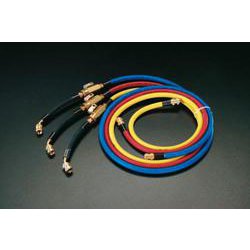 バルブ付チャージングホースセット 120cm/R404A・R407C EA104LF-10