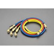 ボールバルブ付チャージングホースセット 100cm/R410A EA104TF-20