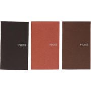 EDC-DESIGN ノート セット 3冊 パック POCKET DARK No1 ＃TONE 0002-NT-PK-A-005