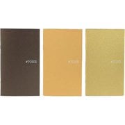 EDC-DESIGN ノート セット 3冊 パック POCKET METALNo1 #TONE 0002-NT-PK-M-001