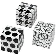 EDC-DESIGN キューブ ボックス 3枚セット S MONO 0002-CUBE-S-001