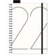 ダイアリー 4月始まり B6マンスリー アイボリー CUOIO 0103-DMB63-C1-21