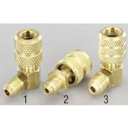 EA405AB-1 [F1/4”×F1/4” クイックシールアダプター(L型)]