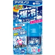 アイスノン 爆冷スプレー せっけんの香り 95mL [衣類用 携帯用 極寒 汗のニオイ消臭 暑さ対策]
