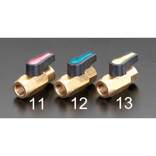 EA496EA-12 [NPT1/8”×NPT1/8” ボールバルブ(青)]
