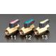 EA496EA-13 [NPT1/8”×NPT1/8” ボールバルブ(黄)]