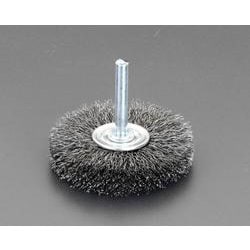 EA819BS-3 [軸付ブラシ(平型・スチール製) 65mm/6.0mm軸]