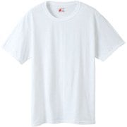 HM1EN701K [ビジカジ魂 クルーネックTシャツ メンズ 2枚組 4L ホワイト]