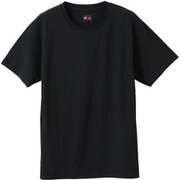 HM1EN701KK [ビジカジ魂 クルーネックTシャツ メンズ 2枚組 5L ブラック]