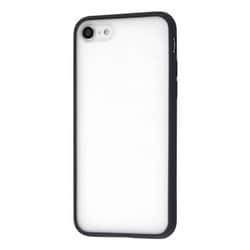RT-P34BS4/WB [iPhone SE（第3世代）/SE（第2世代）/8/7 4.7インチ用 マットハイブリッドケース SHEER シアーホワイト ブラック]