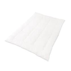 ふんわり掛けふとん 厚手 シングルサイズ（210×150cm） 中国製 合繊布団 1200g ポリエステル100％ 洗濯可能 ホワイト [FWIK-S]