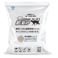 オシッコでpHチェック 紙猫砂 5L [猫砂]