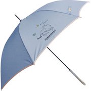 長傘 婦人用 晴雨兼用 A.S.Manhattaner's ウォークキャット 60cm ジャンプ式 UVカット率90％以上 耐風骨仕様 ライトブルー 10003304