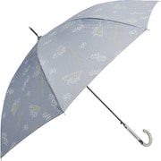 長傘 婦人用 晴雨兼用 A.S.Manhattaner's ハートウォーミングキャット 60cm ジャンプ式 UVカット率90%以上 耐風骨仕様 ライトブルー 10003306