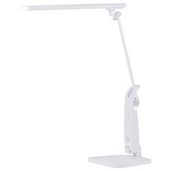 LEDデスクライト KOUKIN 抗菌仕様 ブルーライトカット コンセント付き ホワイト DS-506WH