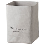 洗えるクラフト紙袋 グレー S