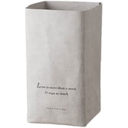 洗えるクラフト紙袋 グレー M