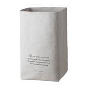 洗えるクラフト紙袋 グレー XL