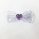 minacute（ミナキュート） ヘアクリップ ラメリボン パープル
