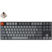 Keychron K8 ワイヤレス・メカニカルキーボード WHITE LED US配列（テンキーレス） Gateron茶軸 K8-87-WHT-Brown-US