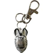 57736 [ANIMALIA FACE KEYRING ZEBRA]