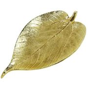 LEAF TRAY L GOLD 963