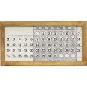 WOODEN PERPETUAL CALENDER MINI NATURAL 2415