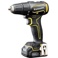 EZ1D31F10D-Y [EXENA エグゼナ Lシリーズ 10.8V 充電ドリルライバー 黄 チャックタイプ 2.0Ah 電池2個付]