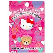 26851 サンリオキャラクターズ キャラクターヘアアクセサリー ポニーテールホルダー キティ＆タイニーチャム [キャラクターグッズ]