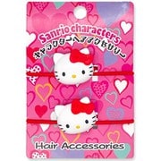 26854 サンリオキャラクターズ キャラクターヘアアクセサリー ポニーテールホルダー 2個セット ハローキティ [キャラクターグッズ]