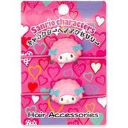 26858 サンリオキャラクターズ キャラクターヘアアクセサリー ポニーテールホルダー 2個セット マイスウィートピアノ [キャラクターグッズ]