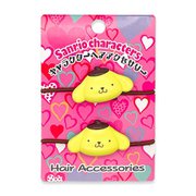 26860 サンリオキャラクターズ キャラクターヘアアクセサリー ポニーテールホルダー 2個セット ポムポムプリン [キャラクターグッズ]