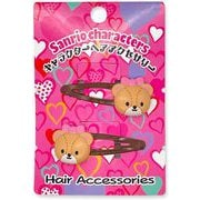 26867 サンリオキャラクターズ キャラクターヘアアクセサリー ヘアピン 2個セット タイニーチャム [キャラクターグッズ]