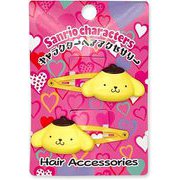 26870 サンリオキャラクターズ キャラクターヘアアクセサリー ヘアピン 2個セット ポムポムプリン [キャラクターグッズ]