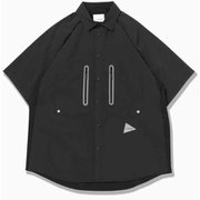 tech short sleeve shirt 5742153050 010 black サイズ4 [アウトドア シャツ メンズ]