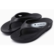 OOFOS original×and wander recovery sandal 5742178202 010 black 26cm [リカバリーサンダル メンズ]