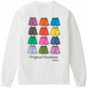 ショーツL/SＴシャツ SHORTS L/S TEE G2SU-T087 WHITE Lサイズ [アウトドア カットソー ユニセックス]